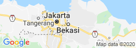 Bekasi map